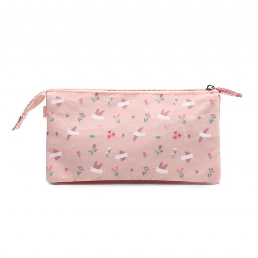 Estuche 3 Compartimentos mod. Blossom Birds - Tutete