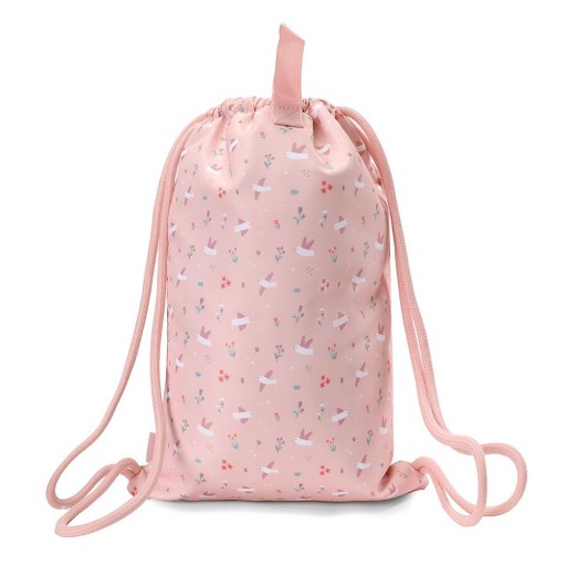 Mochila Saco Impermeable mod. Blossom Birds Personalizable - Tutete [1]