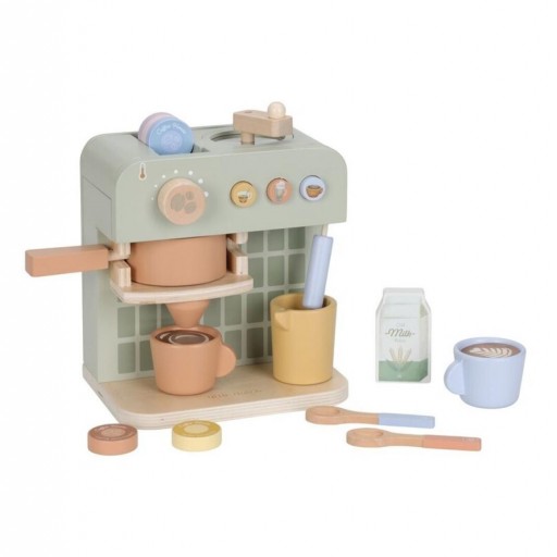 Cafetera de Madera Little Dutch FSC – Set de Café y Té [0]