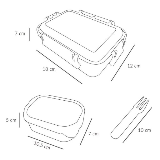 Caja Almuerzo Bento Little Red - Tutete [4]