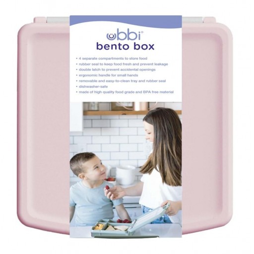 Caja Almuerzo Bento color Rosa - Ubbi [1]