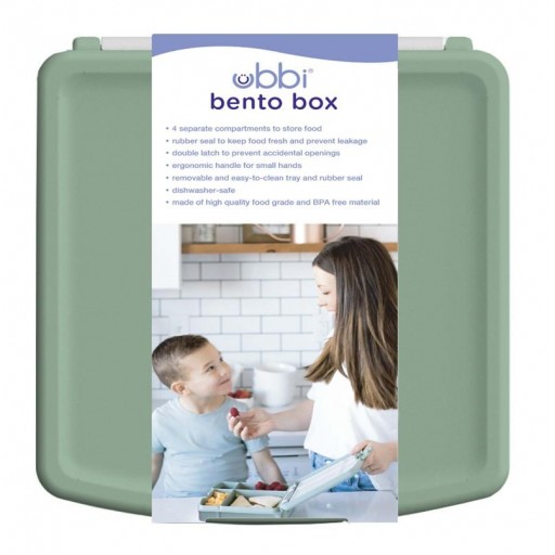 Caja Almuerzo Bento color Verde - Ubbi [1]