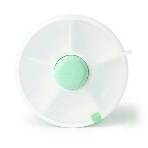 Caja Almuerzo Snack Spinner Flip, Correa de Mano y Hoja de Pegatinas Mint Green [1]