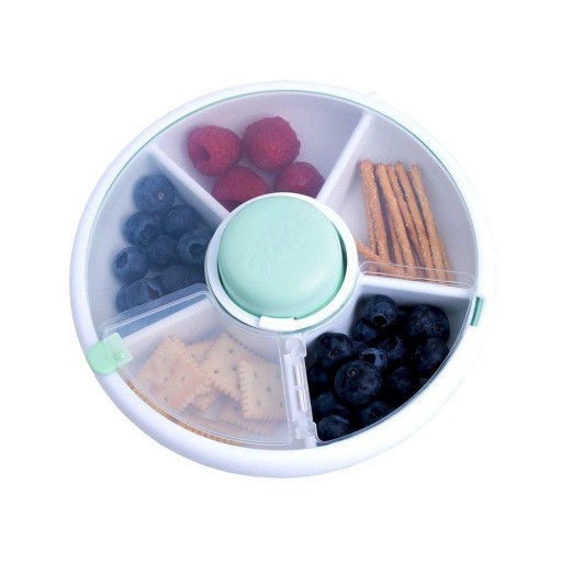 Caja Almuerzo Snack Spinner Flip, Correa de Mano y Hoja de Pegatinas Mint Green [3]