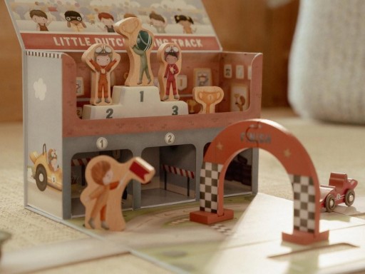 ​Caja de Juego con Pista de Carreras Little Dutch [1]