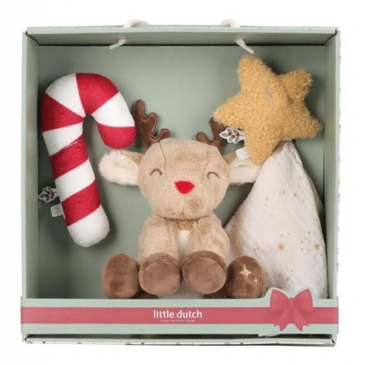 Caja Regalo de Navidad Little Dutch – Recién Nacido con Reno