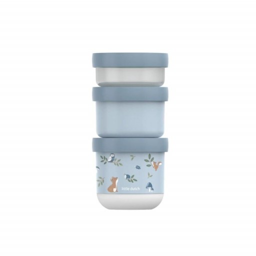 ​Set de Cajas Snack Apilables MIO (3 uds.) – Forest Friends – Little Dutch