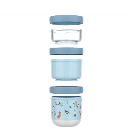 ​Set de Cajas Snack Apilables MIO (3 uds.) – Forest Friends – Little Dutch [1]