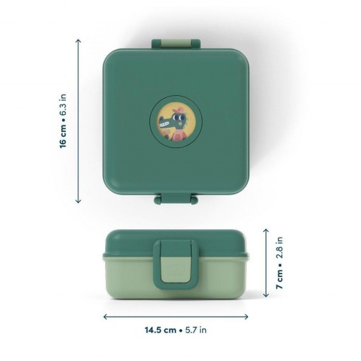 Caja de Merienda Infantil MB Snacky Monbento Green Forest [2]