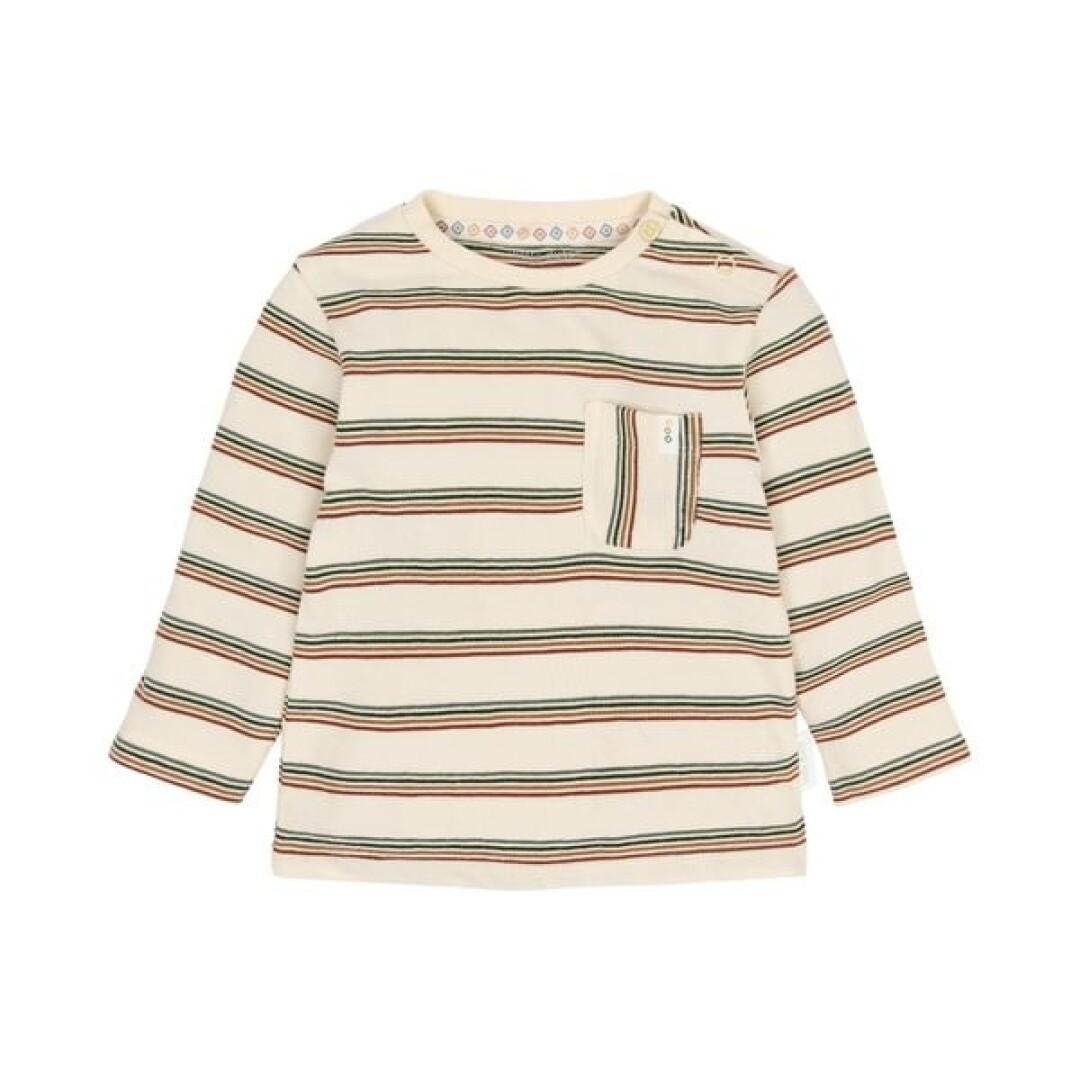 Camiseta Manga Larga de Rayas Safari - Little Dutch