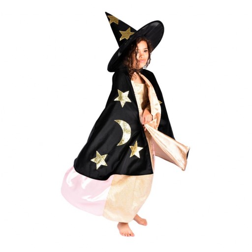 Capa Velvet Negro con Estrellas Doradas – Den Goda Fen [0]