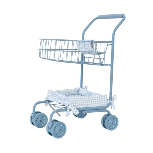Carrito de Compra para Muñecas Vichy Blue - Monnëka