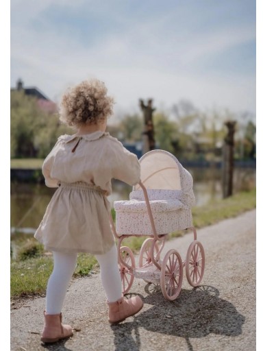 ​Carrito de Muñecas de Metal Flores Little Dutch [4]