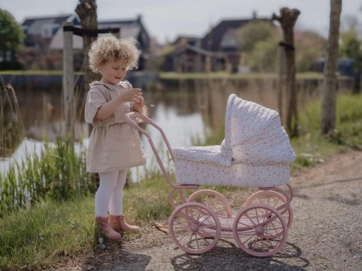 ​Carrito de Muñecas de Metal Flores Little Dutch [6]