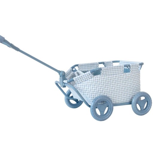 Carrito para Juguetes Vichy Blue - Monnëka