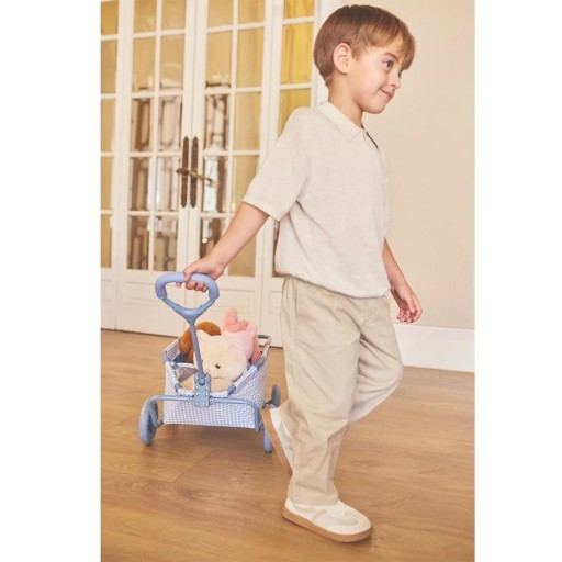 Carrito para Juguetes Vichy Blue - Monnëka [3]