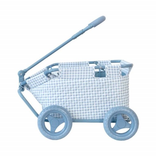 Carrito para Juguetes Vichy Blue - Monnëka [1]