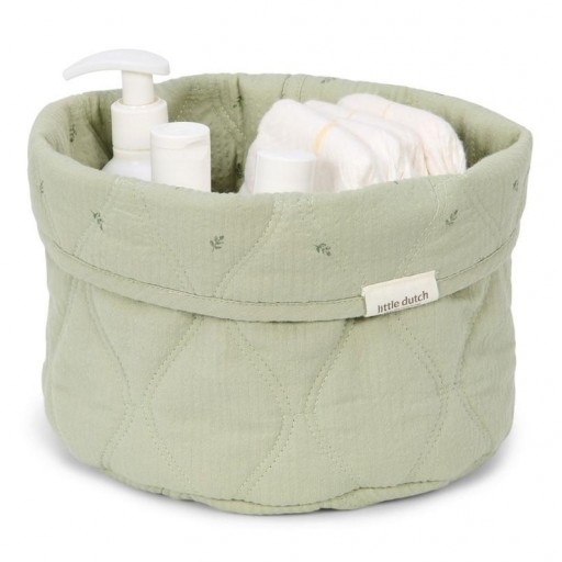Cesta de Almacenamiento Pequeña Little Dutch – Colección Puro Sage [1]
