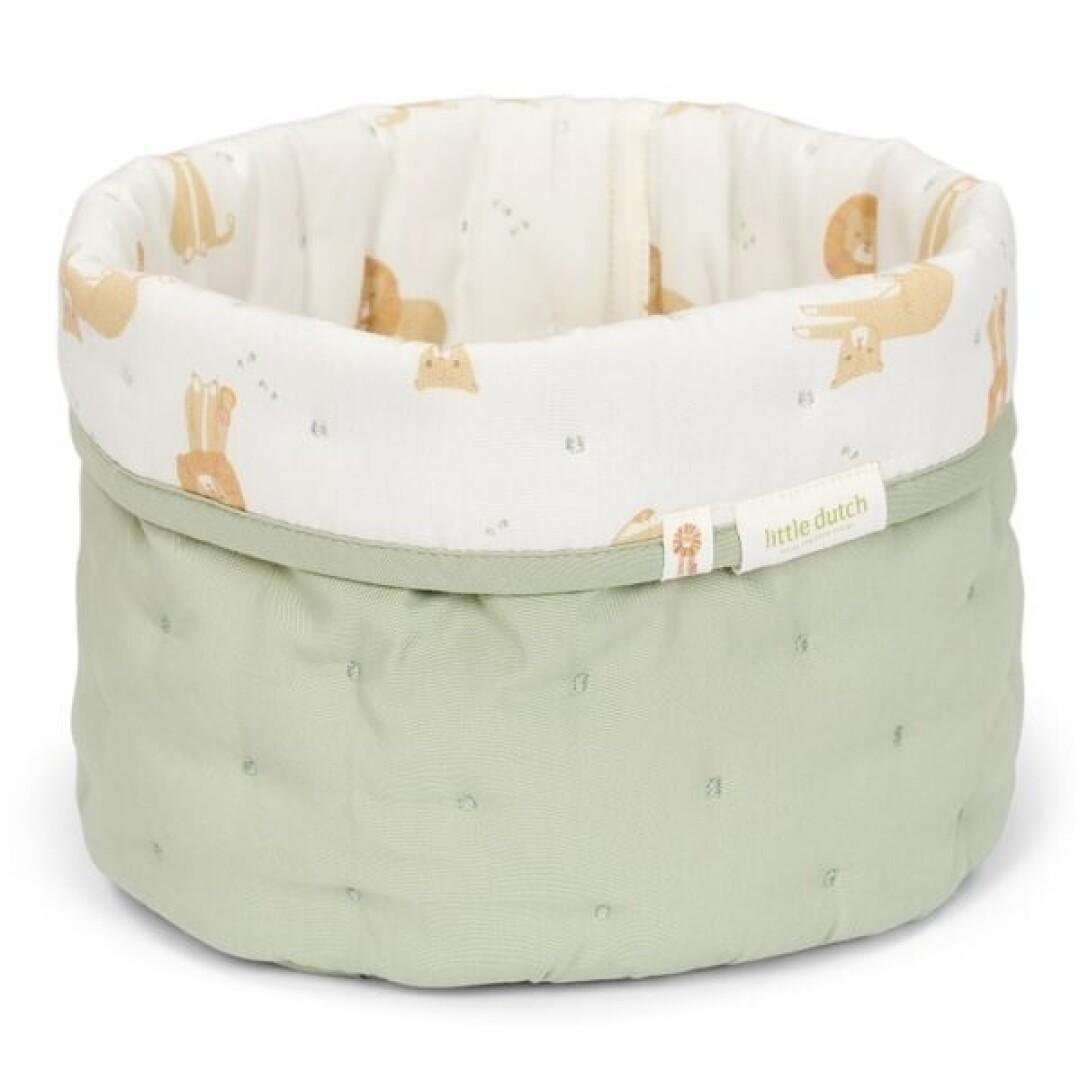Cesta de Almacenaje Pequeña Safari Leo Little Dutch – 15 × 20 cm