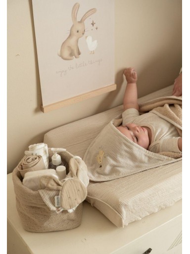  Cesta de Almacenamiento pequeña de Punto pointelle– Little Dutch - Color Puro Beige [2]