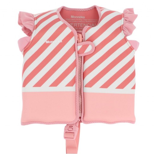 Chaleco Flotador Aprendizaje Stripes Bloom & Blush Monnëka