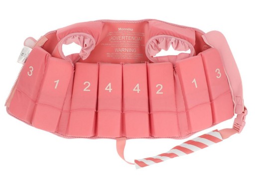 Chaleco Flotador Aprendizaje Stripes Bloom & Blush Monnëka [3]
