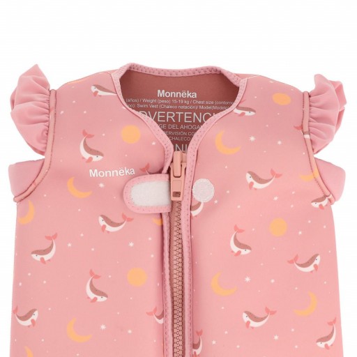 ​Chaleco Flotador Monnëka Mod. Whale Pink  [2]
