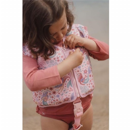 ​Chaleco flotador infantil Little Dutch Sirena rosa 2-3 años [2]