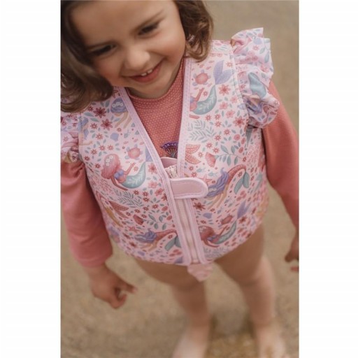 ​Chaleco flotador infantil Little Dutch Sirena rosa 2-3 años [4]
