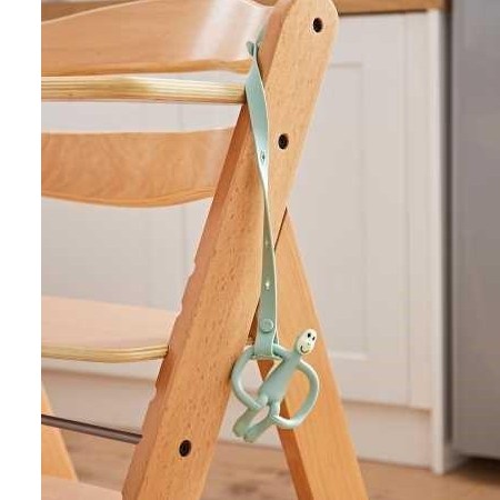 Cinta Sujeta Mordedores y Chupetes – Matchstick Monkey, color Verde Menta [1]