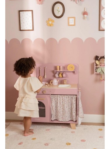 ​Cocina rosa de madera Little Dutch FSC [4]