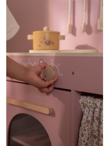 ​Cocina rosa de madera Little Dutch FSC [5]