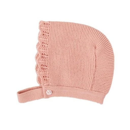 Conjunto bebé rosa empolvado de punto modelo Aurora [2]