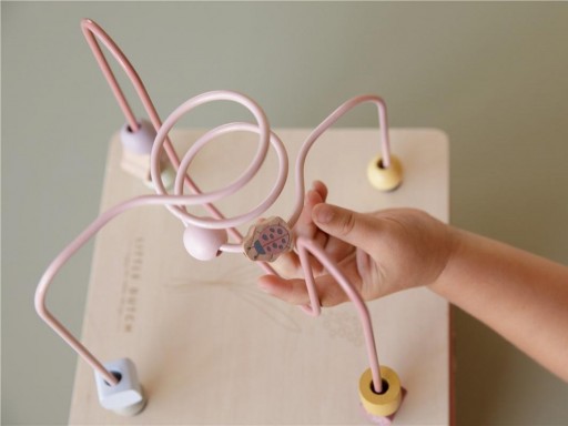 Cubo de actividades Flowers color rosa Little Dutch [3]