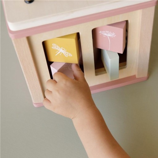 Cubo de actividades Flowers color rosa Little Dutch [2]