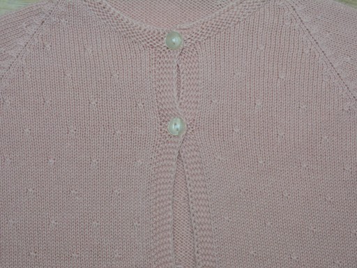 Chaqueta de punto bebé rosa palo - Paloma de la O [1]