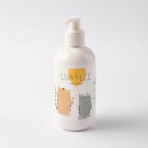 Crema para bebe 250 ml: emulsión corporal hidratante para toda la familia con olor a Lua & Lee. Elaborada con Aloe Vera. [1]