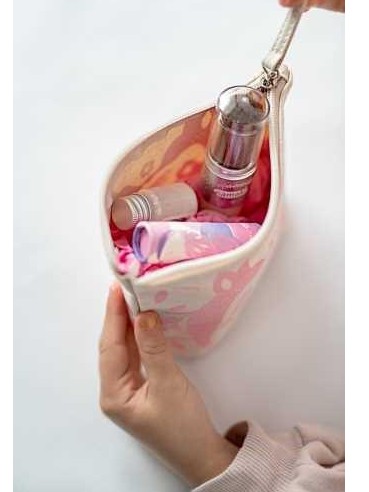 ​Estuche Rosa Namaki – Pincel Mágico, Polvos Plateados y Bálsamo Labial Frambuesa [2]