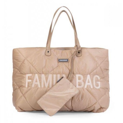 Bolso Family Bag Acolchado en Color Beige de Childhome [1]