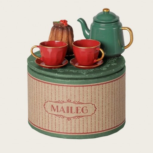 Set de té navideño para ratones - Maileg