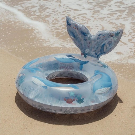 Flotador con cola de ballena Little Dutch Ocean Dreams Blue 91 cm [1]
