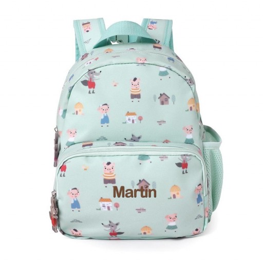 Mochila Infantil The Three Little Pigs Personalizable - Tutete [1]