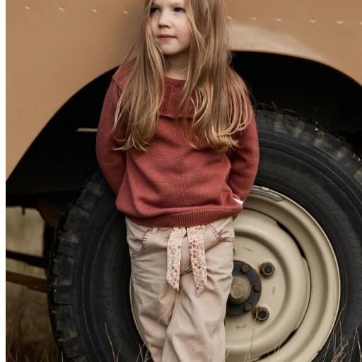 Jersey de Punto con Volantes Deep Berry - Little Dutch [5]
