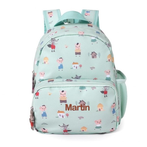 Mochila Infantil The Three Little Pigs Personalizable - Tutete [2]