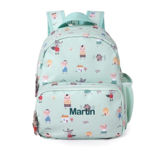 Mochila Infantil The Three Little Pigs Personalizable - Tutete [3]