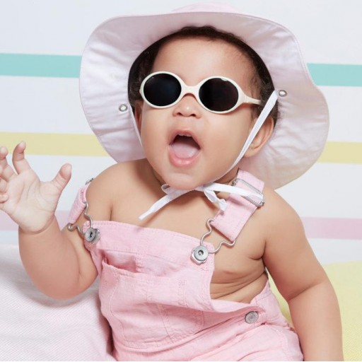 Gafas de sol para bebé – Mod. Diabola color crema: de 0 a 18 meses [1]