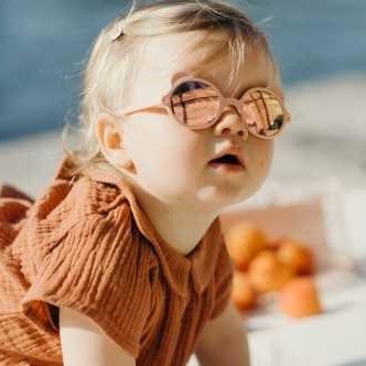 Gafas de Sol para Bebé Ki ET LA Ourson Peach – 0 a 12 meses [3]