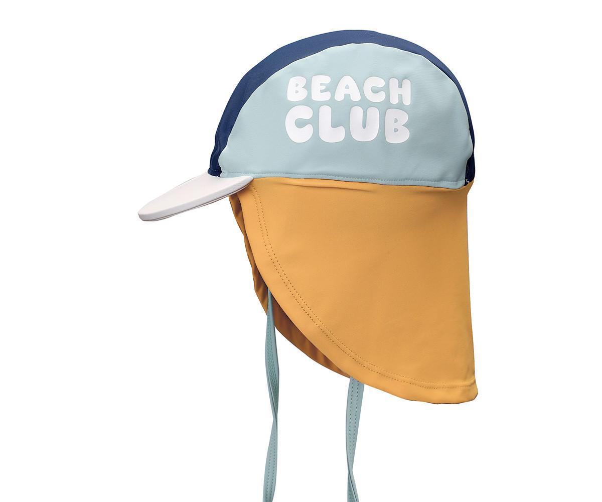 Gorro Playa Bebé Monnëka Whale Pink UV50+