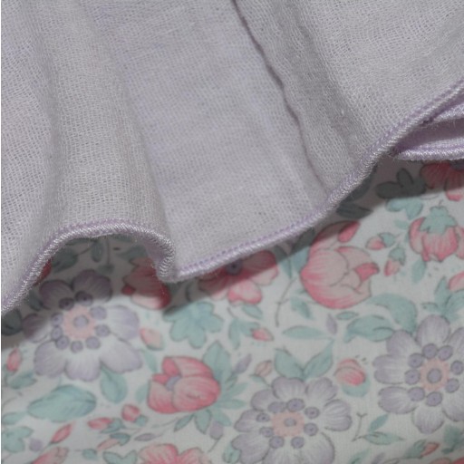 Pelele bebé estampado floral con lazadas – Paloma de la O [1]