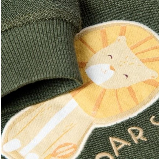 Sudadera León Safari Deep Olive - Little Dutch [2]